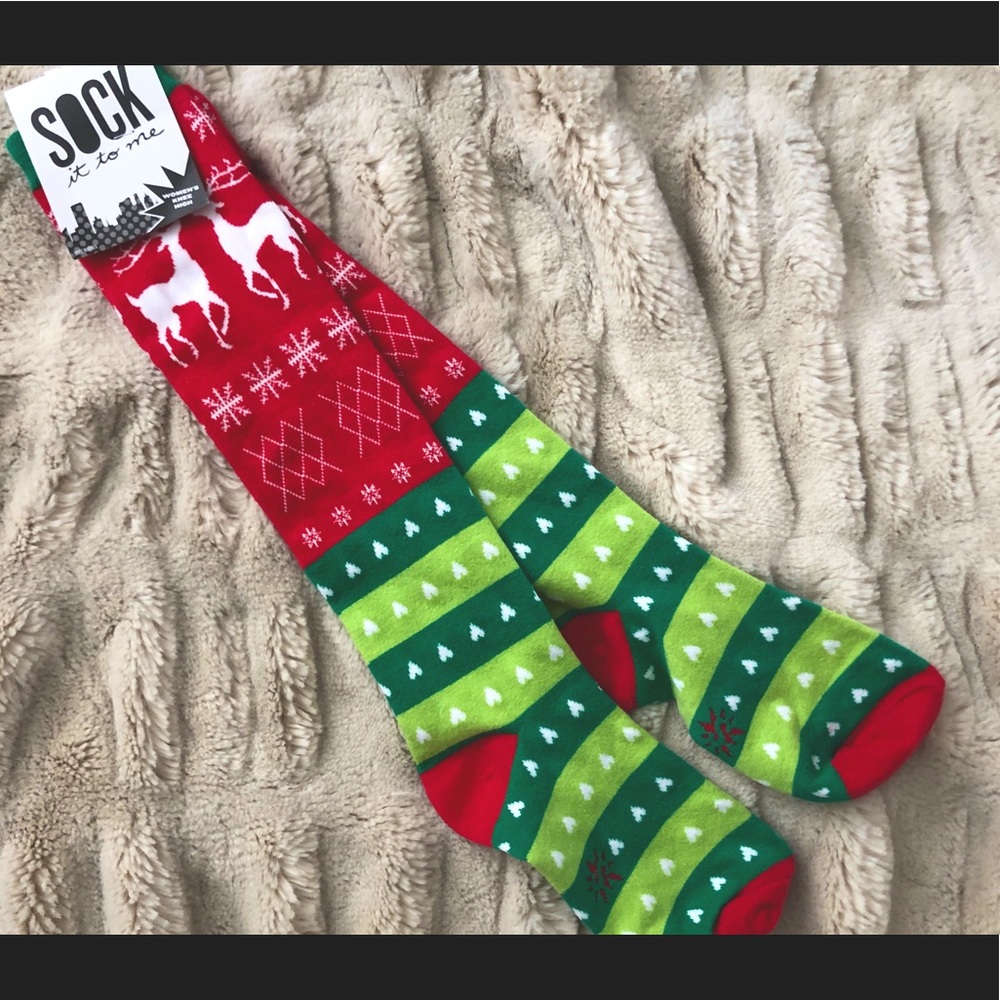 Sock it to Me | Knee-High Holiday Socks (never worn)